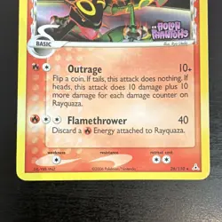 Pokemon Rayquaza 26/110 Stamped Holon Phantoms Holo Delta Species - Image 3