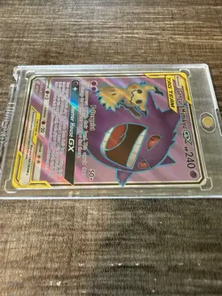 Gengar & Mimikyu GX TAG TEAM Full Art Holo 164/181 English 2019 240 HP - Image 2