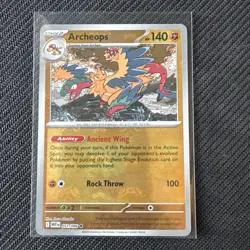 Archeops (Master Ball Pattern) Rare SV: White Flare 051/086 NM Pokemon IE3 - Image 1