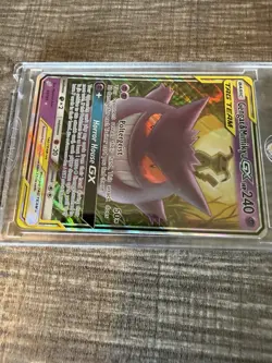 Gengar & Mimikyu GX Sm-Team Up 53/181 Ultra Rare Holo 240 HP English 2019 - Image 2