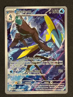 INTELEON 142/132 ILLUSTRATION RARE MEGA EVOLUTION POKEMON NM/M - Image 1