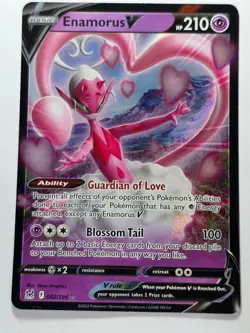 ENAMORUS V 082/196 HOLO V RARE LOST ORIGIN NM/M POKEMON - Image 1