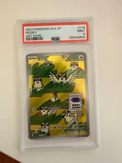 2023 POKEMON SV3 PIDGEY #118 JAPANESE PSA 9 - Image 1