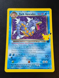 Dark Gyarados 82/82 Holo Celebrations: Classic Collection Pokemon NM - Image 1