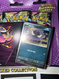 🔥 Pokemon TCG: Ascended Heroes Tech Sticker Collection Gastly BRAND NEW SEALED - Image 3