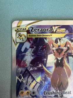 Pokemon TCG Zeraora VSTAR GG43/GG70 Crown Zenith Ultra Rare Full Art Holo DMG - Image 3