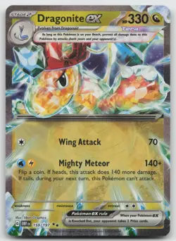 Dragonite ex 159/197 Obsidian Flames Pokemon NM 625 - Image 1