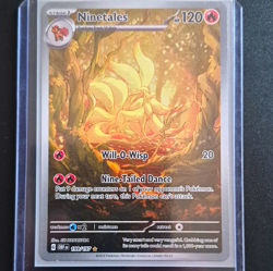 Ninetales 199/197 SV03 Obsidian Flames Illustration Rare Full Art Holo EN - Image 1