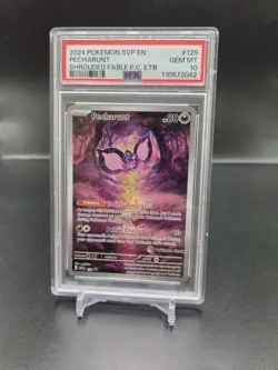 PSA 10 Pecharunt Shrouded Fable Pokemon Center - Image 1