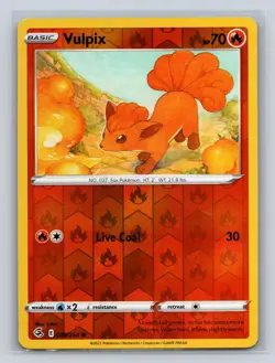 Vulpix 028/264 Common Fusion Strike Pokemon LP - Image 1
