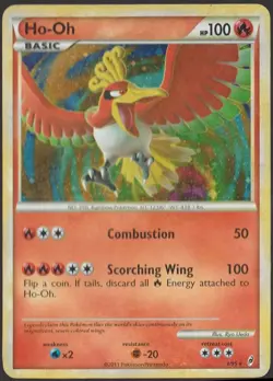 Ho-Oh 9/95 Pokemon TCG Call of Legends Holo Rare DMG - Image 1