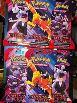🔥6 Packs Of Destined Rivals Pokemon TCG Sleeved Packs FACTORY SEALED BRAND NEW - Image 1