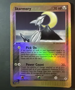 Skarmory 21/97 Pokemon Dragon Reverse Holo Rare MP - Image 1
