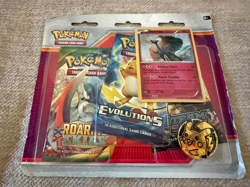 Pokemon TCG XY Evolutions Roaring Skies Steam Siege 3-Pack Booster Sleeve NEW - Image 1