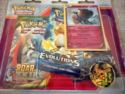 Pokemon TCG XY Evolutions Roaring Skies Steam Siege 3-Pack Booster Sleeve NEW - Image 2