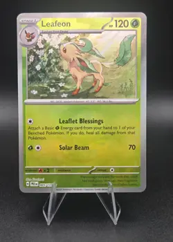 Leafeon (Master Ball Pattern) Holo 005/131 - Prismatic Evolutions NM - Image 1