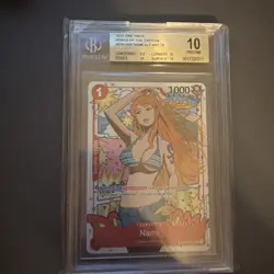 2024 Nami One Piece Wings of the Captain Treasure Rare #007 BGS 10 - Image 1