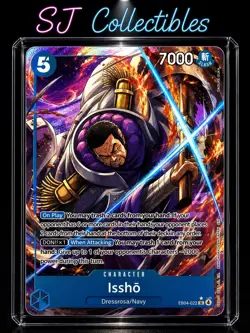 Issho - EB04-022 (Alternate Art) Alt Art The Azure Sea's Seven Foil One Piece - Image 1