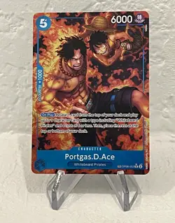 Portgas.D.Ace Treasure Rare Alternate Art OP08-052 Royal Blood Foil EN - Image 1