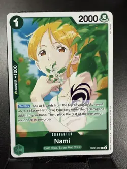 One Piece Extra Booster: Anime 25th Collection #EB02-017 Nami Rare - Image 1