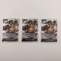 Monkey.D.Luffy OP04-090 - One Piece TCG - SR Near-Mint Super Rare English x 3 - Image 1