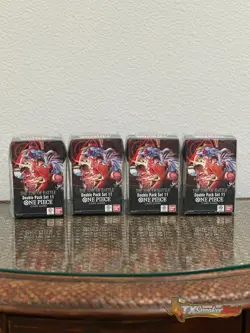 4x Lot - One Piece: Double Pack Set Vol. 11 - The Time of Battle (OP16) - Image 1