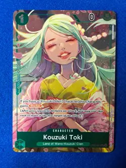 One Piece CCG - Kouzuki Toki OP02-031 (Box Topper Full Art Foil) - Image 1