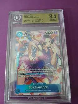 BOA HANCOCK BGS 9.5 2022 ONE PIECE ROMANCE DAWN #OP01-078 SR PAR 3267 - Image 1