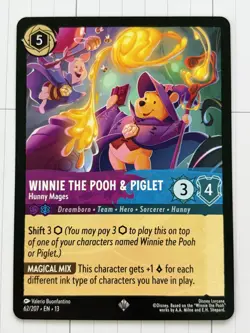 Winnieh the Pooh & Piglet 62/207 Disney Lorcana EN 13 Attack of the Vine - Image 1