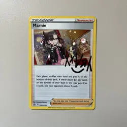 Pokemon TCG Cards Marnie SWSH120 Black Star Promo Holo NM - Image 1