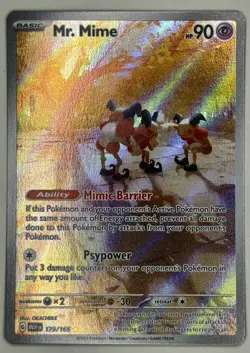 Mr. Mime 179/165 Sv: Scarlet & Violet 151 Holo - Image 1