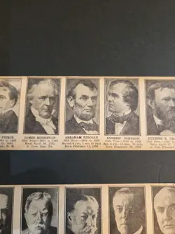 Lot Of 3 Uncut 1930 #W589 Presidents & Wives Strip Cards - Image 5