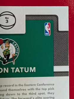 2017-18 PANINI DONRUSS JAYSON TATUM THE ROOKIES GREEN FLOOD #3 SSP POP 1 - Image 4