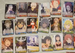 Danmachi Weiss Schwarz 100 Card Lot Every C/U/CC/CR Card Bulk Japanese Cards - Image 4
