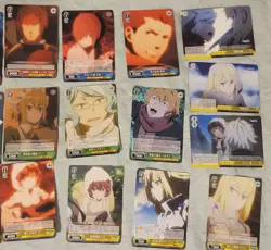 Danmachi Weiss Schwarz 100 Card Lot Every C/U/CC/CR Card Bulk Japanese Cards - Image 5