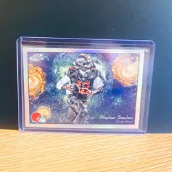 2025 Topps Chrome Cosmic Shedeur Sanders Stars of The Night ROOKIE #STN-3 - Image 1