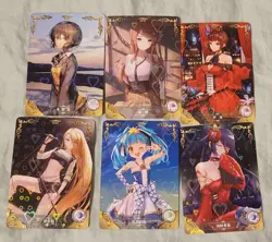 Zombieland Saga Goddess Story Rare 6 Card Lot Ai Yuugiri Lily Sakura Saki Tae - Image 1