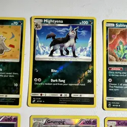 Pokemon TCG Mid-Era 2015-2019 Reverse Holo Lot Psychic + Dark 6 card lot - Image 3