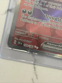 Gengar EX 193/162 Temporal Forces Full Art Pokemon Card DMG - Image 3