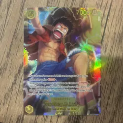 Monkey.D.Luffy OP15-119 SEC Foil One Piece Card - Adventure On Kami’s Island NM - Image 1