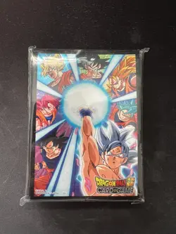 Dragon Ball Super Card Game Store Campaign 60 Pc. Sleeves Super Saiyan Goku New - Image 1