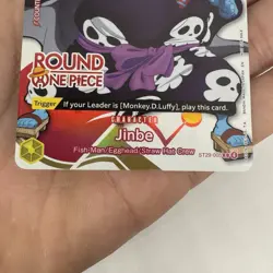 Jinbe ST29-005 (ENGLISH) - One Piece x Round 1 Promo Card - Image 4