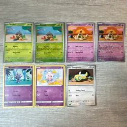 Pokemon TCG Small 7-Card Asako Ito (Artist: Crochet Pokemon) Lot - Image 1