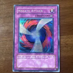 Yu-Gi-Oh! Negate Attack TSC-003 The Sacred Cards Unlmtd Prismatic Secret Rare NM - Image 1