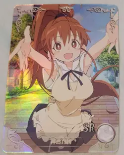 Popura Taneshima SR Goddess Story NS-2M07-046 Working!! Anime Waifu Card - Image 1