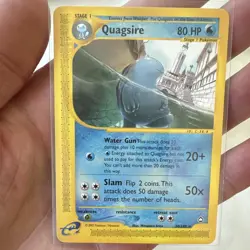 Pokemon TCG Quagsire 30/147 Aquapolis Regular Uncommon 80HP English 2002 - Image 1
