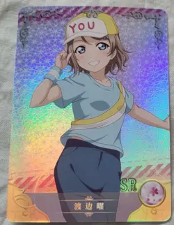 You Watanabe SR Goddess Story 10M01-140 Love Live! Sunshine!! Anime Waifu Card - Image 1
