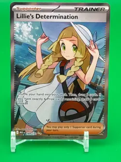 Pokemon Lillie's Determination 169/132 Mega Evolution Ultra Rare NM - Image 1