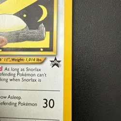 Pokemon - Black Star Promo - Snorlax #49 - Snorlax Z Wizards of the coast NM/LP - Image 3