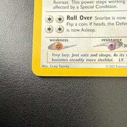 Pokemon - Black Star Promo - Snorlax #49 - Snorlax Z Wizards of the coast NM/LP - Image 4